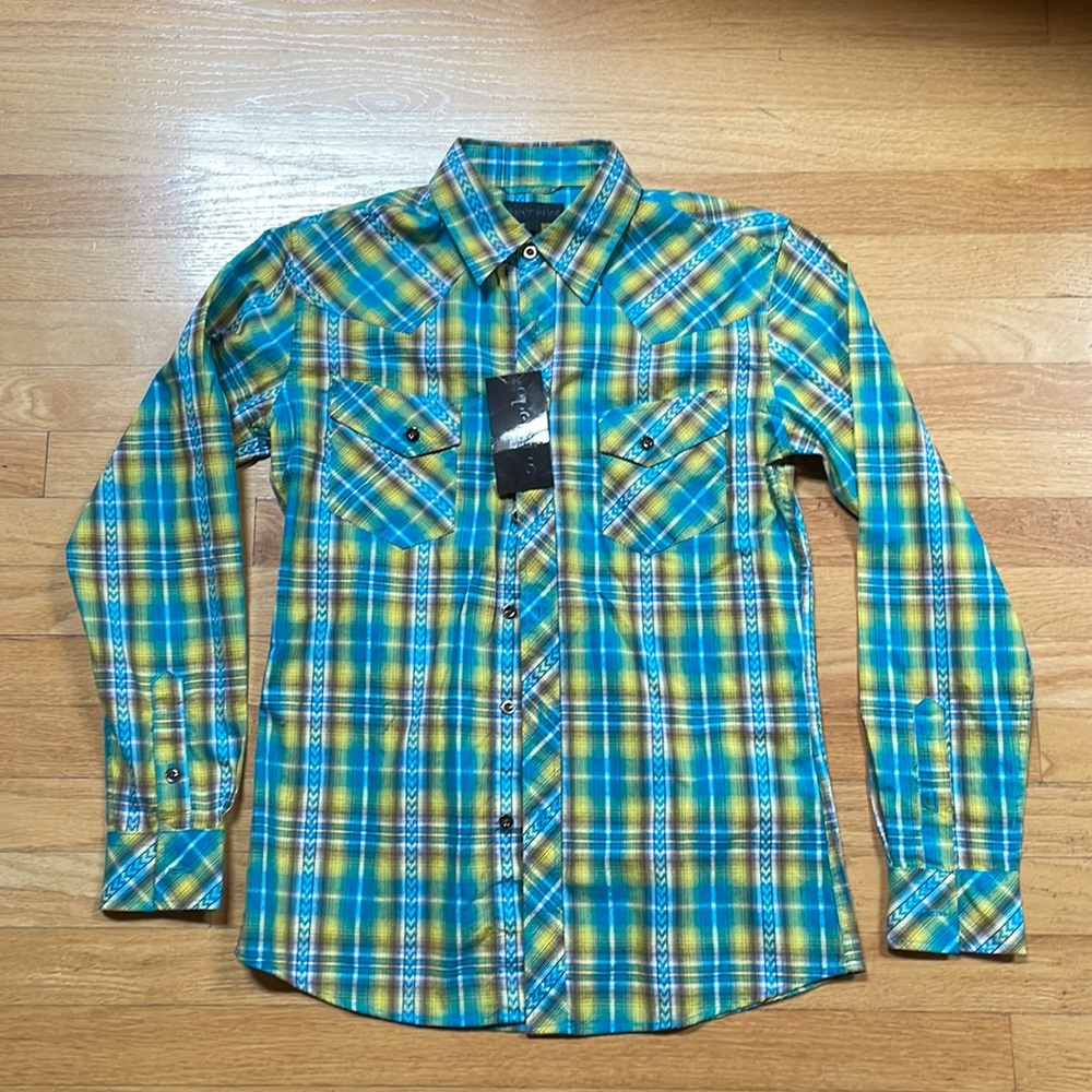 Aperitivo NWT button down western style button down l/s shirt